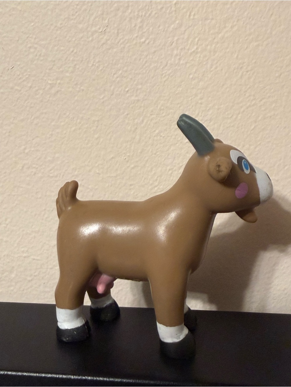 HABA Little Friends Brown Goat Figure Farm Animal Toy